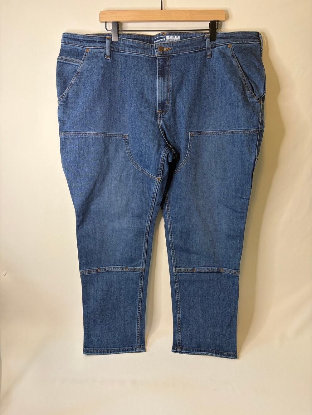 Carhartt Women's Relaxed Fit Rugged Flex Jeans Size 22 Short Double Front NEW